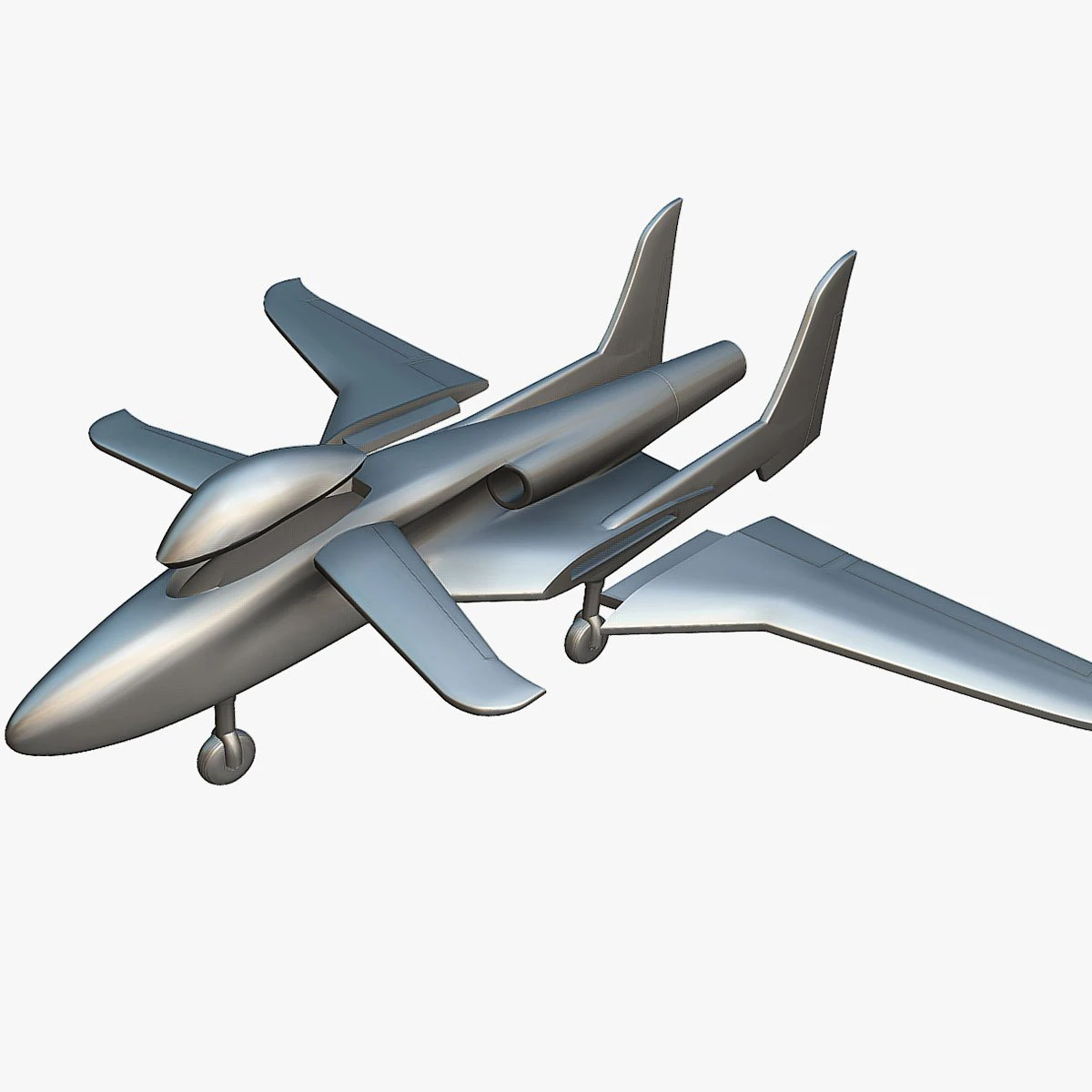 Scaled Composites 151 ARES - 3D Printable Model 3D Print Model .c4d .max .obj .3ds .fbx .stl .blend 