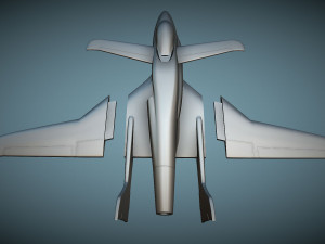 Scaled Composites 151 ARES - 3D Printable Model 3D 打印模型