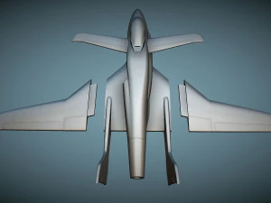Scaled Composites 151 ARES - 3D Printable Model 3D Print Model