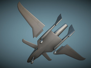 Scaled Composites 151 ARES - 3D Printable Model 3D 打印模型
