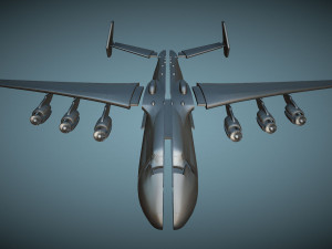 Antonov An-225 Mriya - 3D Printable Model Modello di stampa 3D
