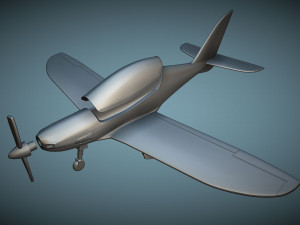 Shark Aero - 3D Printable Model Model Cetak 3D