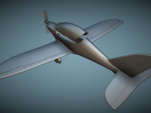 Shark Aero - 3D Printable Model Model Cetak 3D