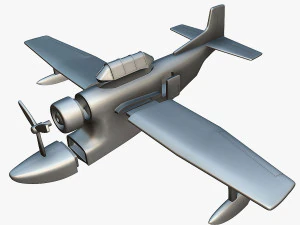 Grumman XJL-1 Columbia - modelo para impressão 3D Modelo de Impressão 3D