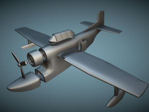 Grumman XJL-1 Columbia - 3D Printable Model 3D प्रिंट मॉडल