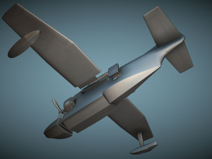 Grumman XJL-1 Columbia - 3D Printable Model 3D प्रिंट मॉडल