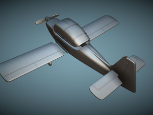 SIAT MBB-223 Flamingo - 3D Printable Model Modello di stampa 3D