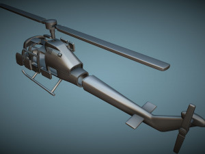 Fairchild Hiller FH-1100 - 3D Printable Model 3D Принт Модель