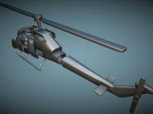 Fairchild Hiller FH-1100 - 3D Printable Model 3D Print Model