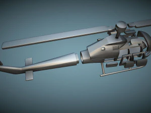 Fairchild Hiller FH-1100 - 3D Printable Model 3D Print Model
