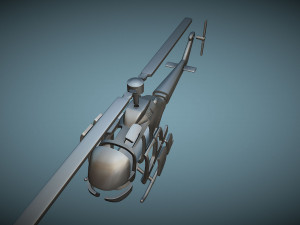 Fairchild Hiller FH-1100 - 3D Printable Model 3D Принт Модель