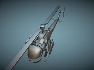 Fairchild Hiller FH-1100 - 3D Printable Model 3D Print Model