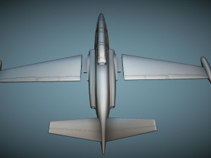 Fouga CM-170 Magister - 3D Printable Model Modèles 3D en vedette