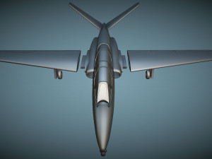 Fouga CM-170 Magister - 3D Printable Model Modèles 3D en vedette