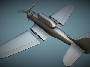 Douglas SBD Dauntless - 3D Printable Model 3D Print Model
