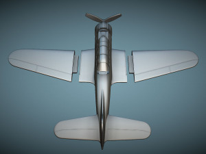 Douglas SBD Dauntless - 3D Printable Model 3D 프린트 모델
