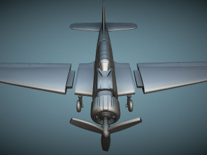 Douglas SBD Dauntless - 3D Printable Model 3D 프린트 모델