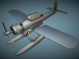 Arado Ar-196 - 3D Printable Model 3D 打印模型
