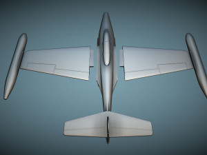 Northrop F-89D Scorpion - 3D Printable Model 3D-Druckmodell