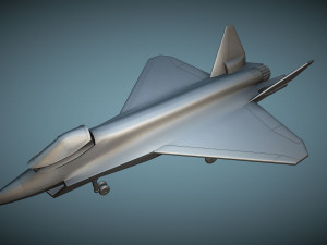 Sukhoi Su-75 Checkmate - 3D Printable Model 3D Принт Модель
