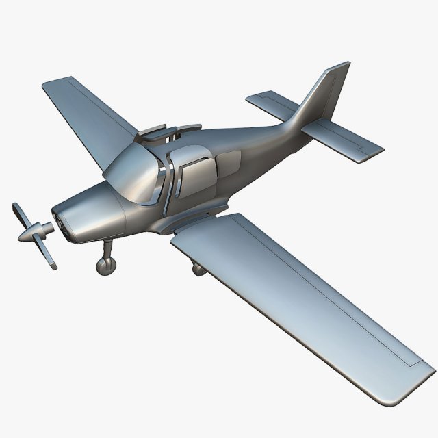 Beagle B-121 Pup - 3D Printable Model Model Cetak 3D .c4d .max .obj .3ds .fbx .stl .blend 