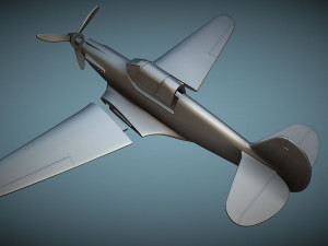 Curtiss XP-46 - 3D Printable Model 3D Print Model