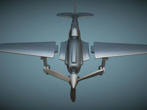 Curtiss XP-46 - 3D Printable Model 3D Print Model