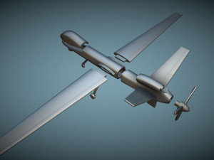 General Atomics MQ-9 Reaper - 3D Printable Model Modello di stampa 3D