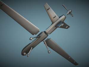 General Atomics MQ-9 Reaper - 3D Printable Model Modello di stampa 3D