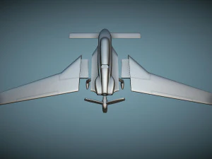 Rutan Model 61 Long-EZ - 3D Yazdırılabilir Model 3D Baskı Modeli