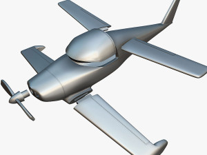 Rutan Model 54 Quickie Q2 - 3D Printable Model 3D Print Model