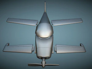 Rutan Model 54 Quickie Q2 - 3D Printable Model 3D Print Model