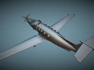 Pilatus PC-12 - 3D Printable Model 3D Print Model