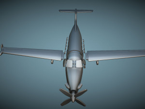 Pilatus PC-12 - 3D Printable Model 3D Print Model