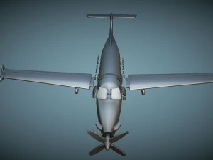 Pilatus PC-12 - 3D Printable Model 3D Print Model