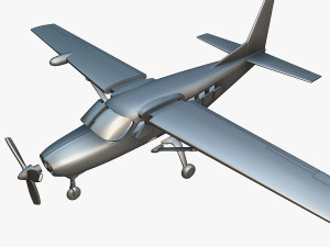Cessna 208A Caravan - 3D Printable Model 3Dプリントモデル