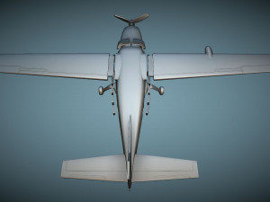 Cessna 208A Caravan - 3D Printable Model 3Dプリントモデル