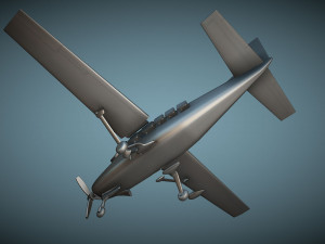 Cessna 208A Caravan - 3D Printable Model 3Dプリントモデル