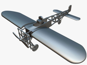 Bleriot XI - 3D Printable Model Modelo de Impressão 3D