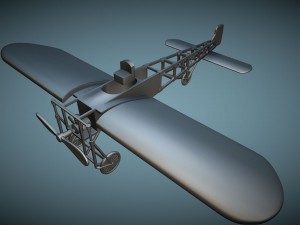Bleriot XI - 3D Printable Model 3D Принт Модель