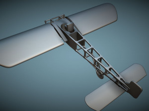 Bleriot XI - 3D Printable Model 3D Принт Модель