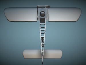 Bleriot XI - 3D Printable Model 3D Принт Модель
