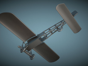 Bleriot XI - 3D Printable Model 3D Принт Модель