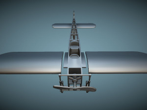Bleriot XI - 3D Printable Model 3D Принт Модель