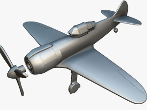 Lavochkin La-5FN - 3D Printable Model 3D Print Model
