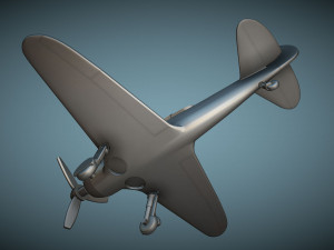 Lavochkin La-5FN - 3D Printable Model Modèles 3D en vedette