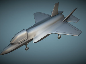Lockheed Martin F-35B Lightning II - 3D Printable Model Modelo de Impressão 3D