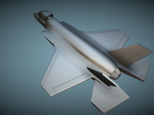 Lockheed Martin F-35B Lightning II - 3D Printable Model Modelo de Impressão 3D