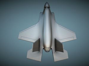 Lockheed Martin F-35B Lightning II - 3D Printable Model Modelo de Impressão 3D