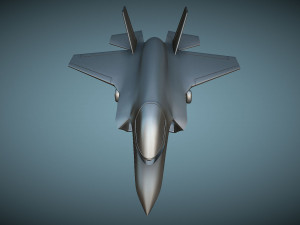 Lockheed Martin F-35B Lightning II - 3D Printable Model Modelo de Impressão 3D